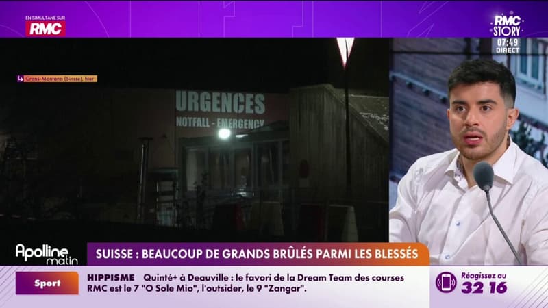 Incendie à Crans-Montana: "Ce sont des patients qui resteront marqués à vie, que ce soit psychologiquement mais même dans la chair", assure le docteur Aurel Guedj
