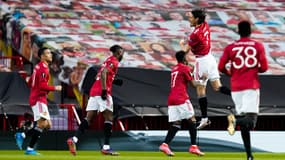 Edinson Cavani avec Manchester United, le 15 avril 2021