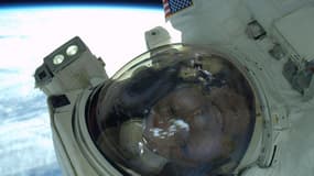 Le Selfie de Rick Mastracchio depuis l'ISS, le 23 avril 2014.