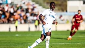 Bamba Dieng avec l'OM en 2022.