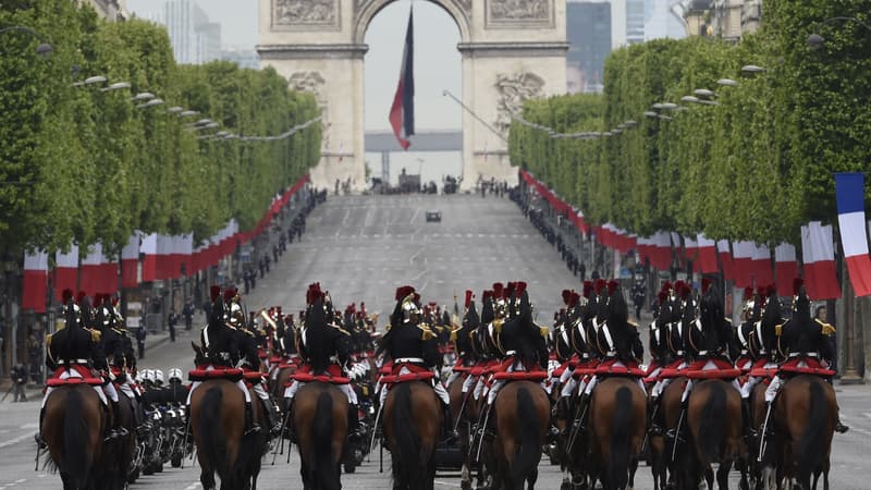 Commémoration du 8-Mai 1945, en 2015 à Paris.