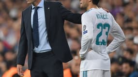 Zinedine Zidane et Mateo Kovacic