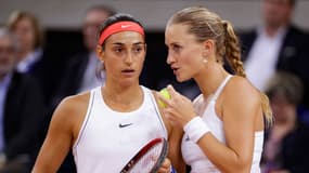 Caroline Garcia et Kristina Mladenovic n'ont plus joué ensemble depuis près de deux ans
