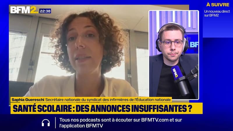 Assises de la santé scolaire: des annonces insuffisantes pour Saphia Guereschi