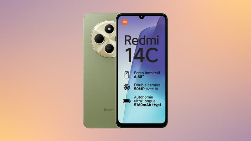 Vendu à moins de 80 euros, les internautes s'arrachent ce smartphone puissant Redmi 14C