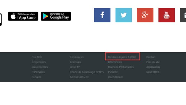 Exemple sur le site de BFMTV.com Exemple sur le site de BFMTV.com