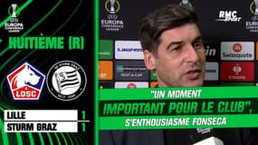 Lille 1-1 Sturm Graz : "Un moment important pour le club", s'enthousiasme Fonseca