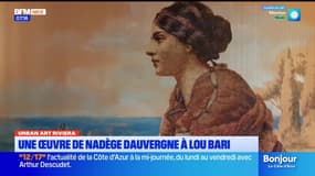 Urban Art Riviera: une œuvre de Nadège Dauvergne à Lou Bari