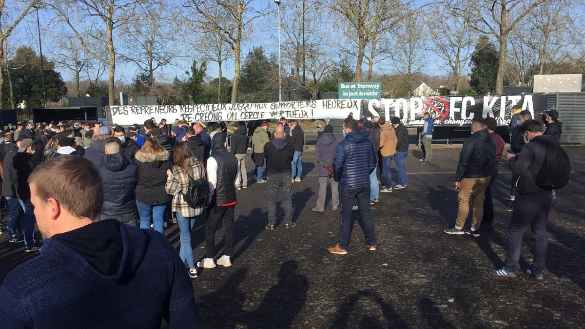 Les supporters du FC Nantes