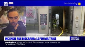 Nice: un restaurant a pris feu rue Biscarra, l'incendie désormais maîtrisé