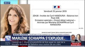 Marlène Schiappa confirme qu'elle va animer "le débat" dans une émission avec Cyril Hanouna