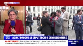 "Il doit rester en poste": Sandrine Rousseau (les Écologistes) soutient le député LFI Andy Kerbrat contrôlé en possession de drogue
