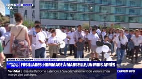 Fusillades à Marseille: une marche blanche rend hommage à un adolescent de 16 ans tué par balles le mois dernier