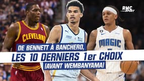 Draft NBA : De Bennett à Banchero, les 10 derniers premiers choix (avant Wembanyama)