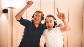 Les commentateurs Omar Da Fonseca et Benjamin Da Silva pour FIFA 23
