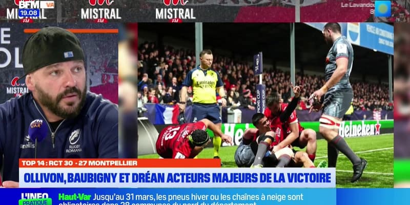 Tribune Mayol du lundi 26 janvier - Ollivon, Dréan et Baubigny, les hommes forts du RCT