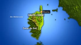 La carte de Corse