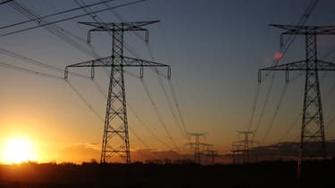 Image d'illustration - Ligne à haute tension en France