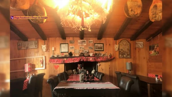 L'intérieur du restaurant L'Étape du Berger, à La Mongie dans les Hautes-Pyrénées, où déjeuneront Emmanuel Macron et Xi Jinping le 7 mai 2024.