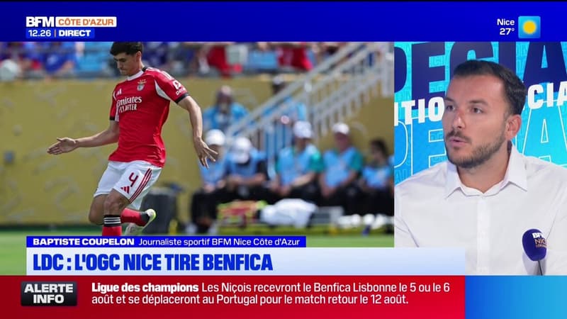 Ligue des champions: gros tirage pour Nice, qui affrontera Benfica lors du 3e tour préliminaire