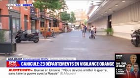 Les rues de Toulouse désertées à cause de la chaleur