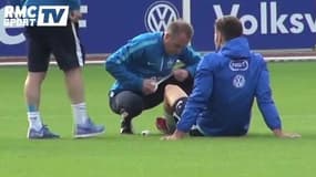 La blessure d'Olivier Giroud à l'entraînement