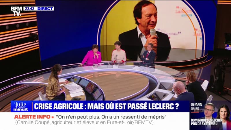 LA BANDE PREND LE POUVOIR - Crise agricole: où est passé Michel-Édouard Leclerc?