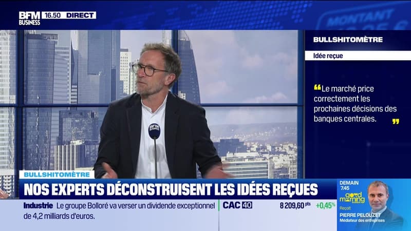 Bullshitomètre : "Le marché price correctement les prochaines décisions des banques centrales" - FAUX répond Jean-François Robin - 27/05