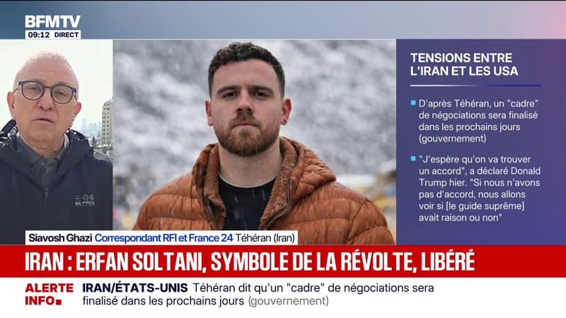 Erfan Soltani, symbole de la révolte iranienne, libéré de prison