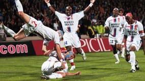 OL-ASSE : les Lyonnais champions de France en 2006