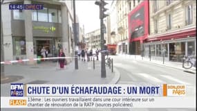 Un mort et trois blessés en état d'urgence absolue après la chute d'un échafaudage dans le 13e arrondissement