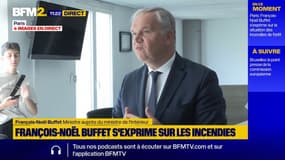 Feux de forêt: "Que les gens soient responsables", insiste François-Noël Buffet, ministre auprès du ministre de l'Intérieur