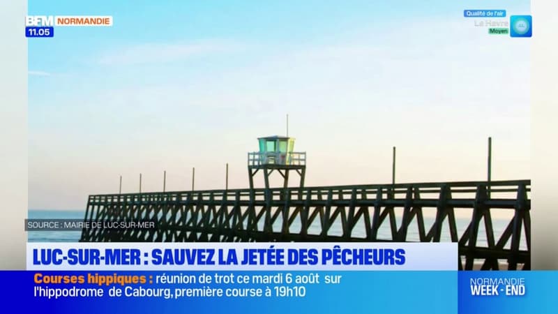 Calvados: la ville de Luc-sur-Mer lance une levée de fonds pour sauver la jetée des pêcheurs