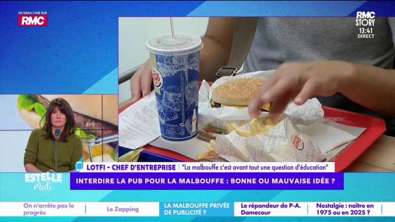Interdire la pub pour la malbouffe : "Tout est une histoire d'éducation", juge Lotfi