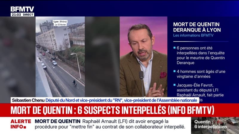 Mort de Quentin: "Ce que nous voyons est glaçant", déclare Sébastien Chenu, député (RN)