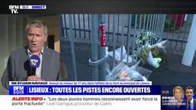 Principal retrouvé mort à Lisieux: "La grande sanction pour mon client, c'est tout ce qu'il a vécu ces dernières heures", affirme l'avocat du mineur interpellé