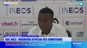 "Je ne suis pas venu pour faire du tourisme": le nouvel attaquant de l'OGC Nice Youssoufa Moukoko affiche ses ambitions