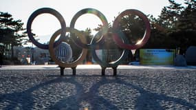 Anneaux olympiques à Pyeongchang - AFP