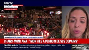 "Mon fils a perdu plusieurs de ses amis": Amira, maman du meilleur ami de Tristan Pidoux décédé, témoigne sur BFMTV après l'incendie à Crans-Montana