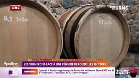 Les vignerons face à une pénurie de bouteilles en verre