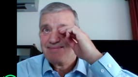Les larmes de Jacques Santini dans RMC Mercato le 13 mars 2025