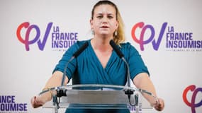 Mathilde Panot, cheffe de file des députés insoumis, le 23 novembre 2023, à Marseille 