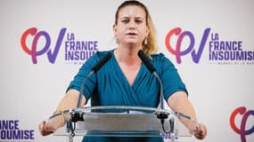 Mathilde Panot, cheffe de file des députés insoumis, le 23 novembre 2023, à Marseille 