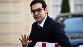 Le ministre français des Affaires étrangères Stéphane Séjourné, le 24 janvier 2024 à Paris