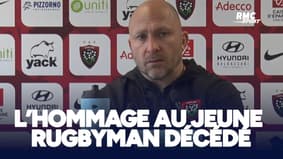 RC Toulon : "Très dur toute la semaine" l'hommage de Mignoni au jeune rugbyman varois décédé