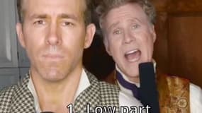 Ryan Reynolds et Will Ferrell sur TikTok