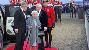 Elizabeth II lors de l'événement "A Gallop Through History" le 15 mai 2022