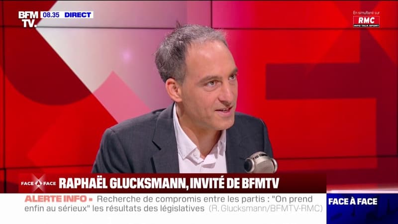 Crise politique: pour Raphaël Glucksmann, nos voisins européens 