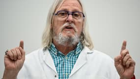 Le Pr Didier Raoult, le 20 avril 2022 à Marseille