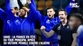 Hand : La France en tête du tour principal après sa victoire pénible contre l'Algérie